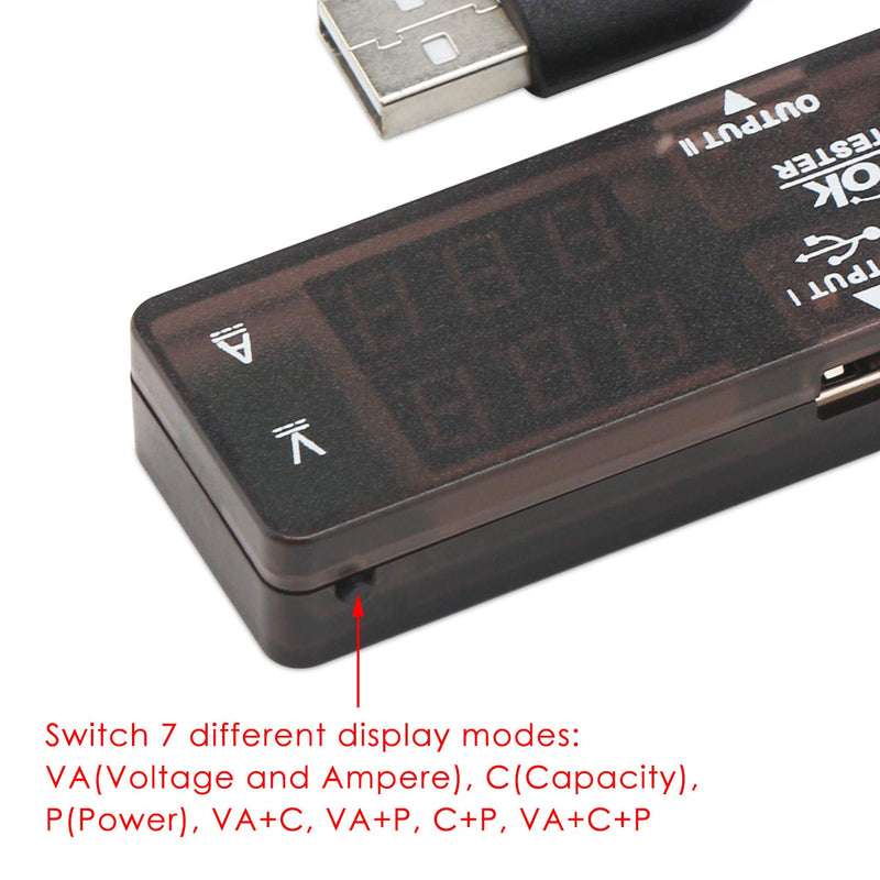 [Australia - AusPower] - DROK Digital Multimeter USB 2.0 and USB Load Tester 