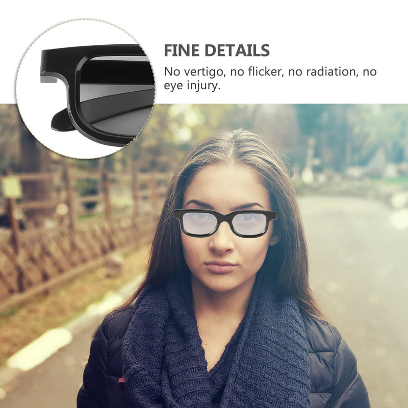 [Australia - AusPower] - SUPVOX Tv Projector 5 Pairs 3D Viewing Glasses for Movies Game Ultra-Light 3D Glasses Movie Polarizer for Theater Screens Computer Monitors Polarized Glasses 