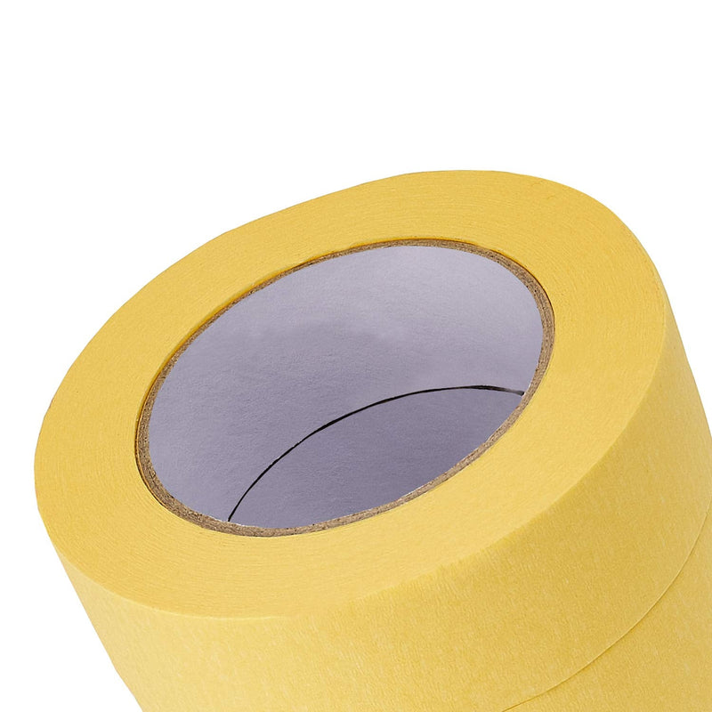 Lichamp 36mm x 55m Yellow Automotive Masking Tape for Painting, Auto Body Yellow Painters Tape for Car Detailing, 1.4 inch x 60 Yards 1.42 inches