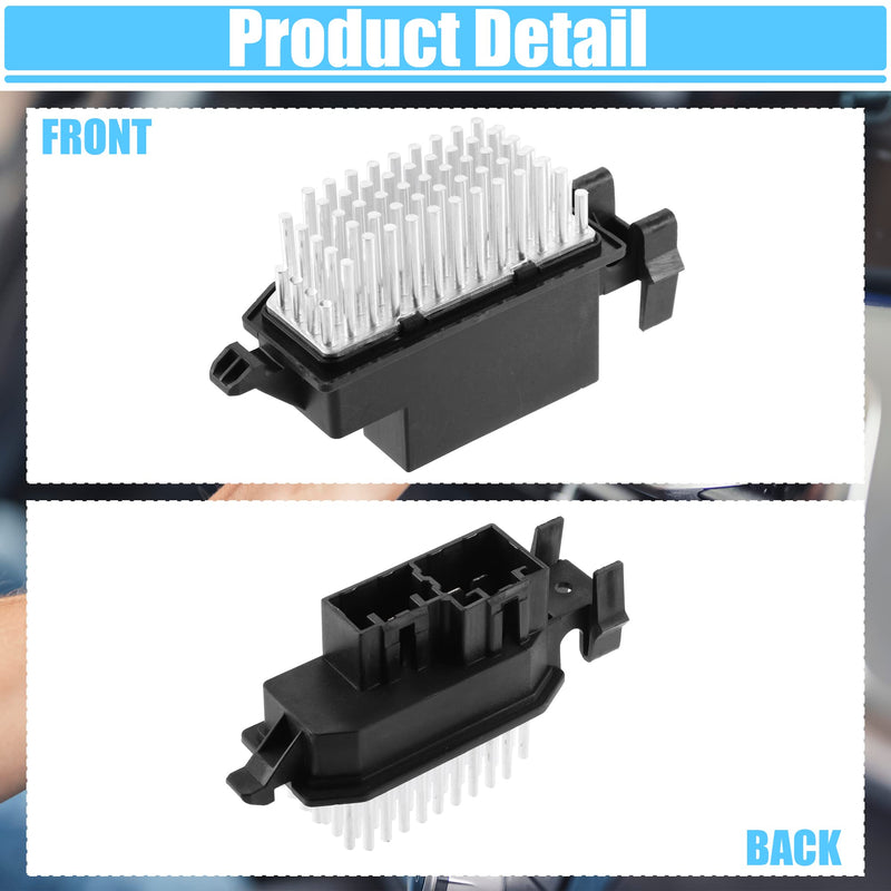 [Australia - AusPower] - ACROPIX HVAC Blower Motor Resistor AC Blower Control Fit for Dodge Dart Aero - Pack of 1 Black 