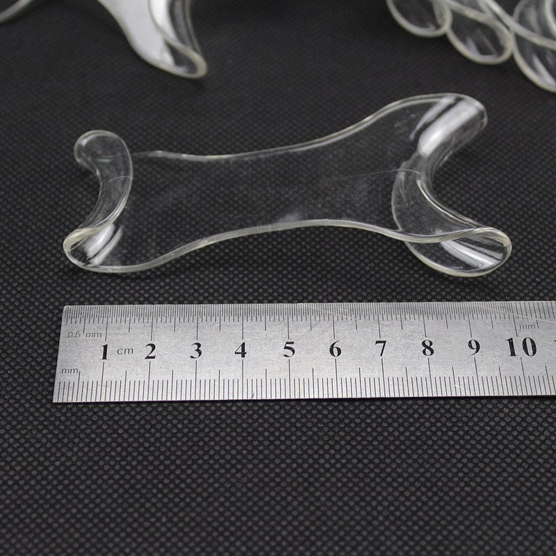 [Australia - AusPower] - Airgoesin 10pcs Dental Double-Headed Autoclavable Intraoral Occlusal Photos Mouth Cheek Lip Retractor Opener Flat Double-End Type 