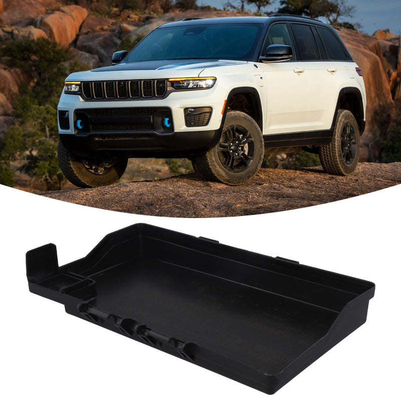 Fuse Relay Box Cover Lid Replacement for OEM 68202821AA for Ram 1500 2500 3500 4500 5500 2013-2018 Truck Electrical Junction Protection Panel Direct Fit Black Plastic Housing