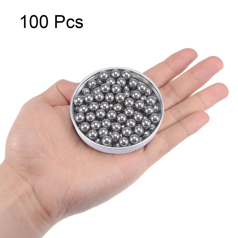 [Australia - AusPower] - uxcell 100pcs 8mm 316L Stainless Steel Bearing Balls G100 Precision 