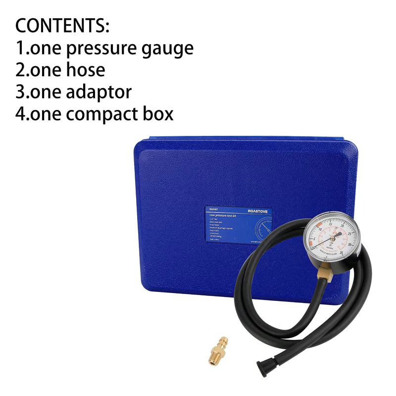 [Australia - AusPower] - Roastove Natural Gas or LP Gas Manifold Pressure Test Kit, LP Gas Pressure Tester, Natural Gas Meter, 0-35" W.C 0-35inH2O test kit 