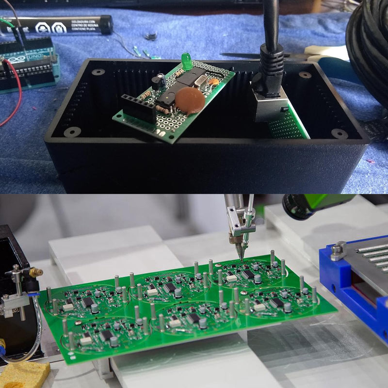 [Australia - AusPower] - 174-Piece PCB Circuit Board Prototype Kit, Double-Sided Perf Boards in 6 Sizes (Large, Medium, Small), Compatible with Arduino, Includes 40-Pin 2.54mm Male and Female Headers 