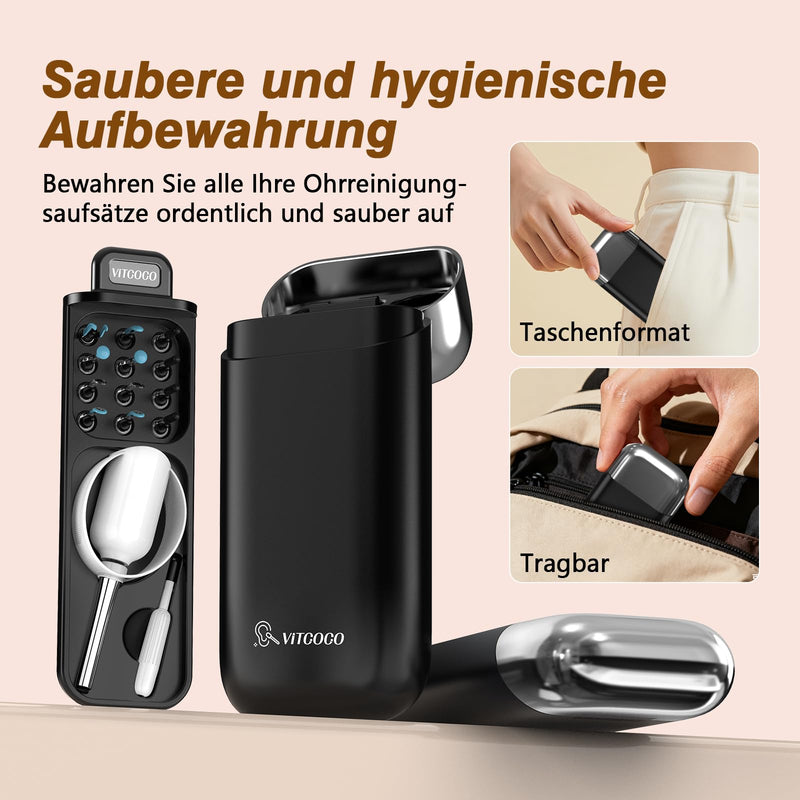 Flexible Ear Wax Remover Otoscope, 1080P Wi-Fi Ear Cleaner, 3.1 mm Ear Cleaner with Tweezers, Waterproof Ear Cleaner for Adults, Children and Pets