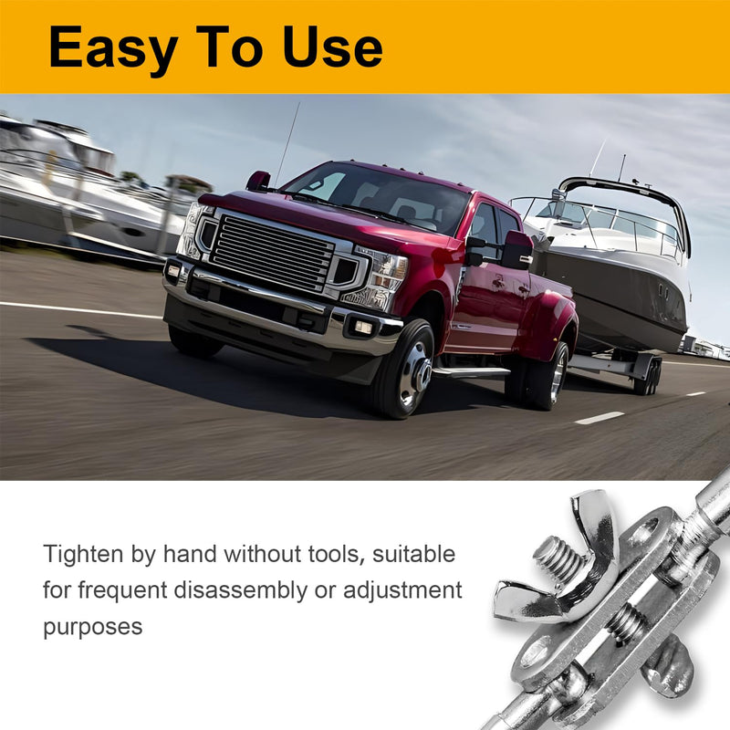 [Australia - AusPower] - 50 PCS Wing Nuts Assorted kit 1/4"-20 5/16"-18 3/8"-16 SAE Steel 3 Size Wing Nut Fasteners,Carbon Steel Zinc Plated Butterfly Wingnuts 1/4 Inch, 5/16 Inch,3/8 Inch,Hand Twist Secure Fasteners 50Pcs Assorted kit 