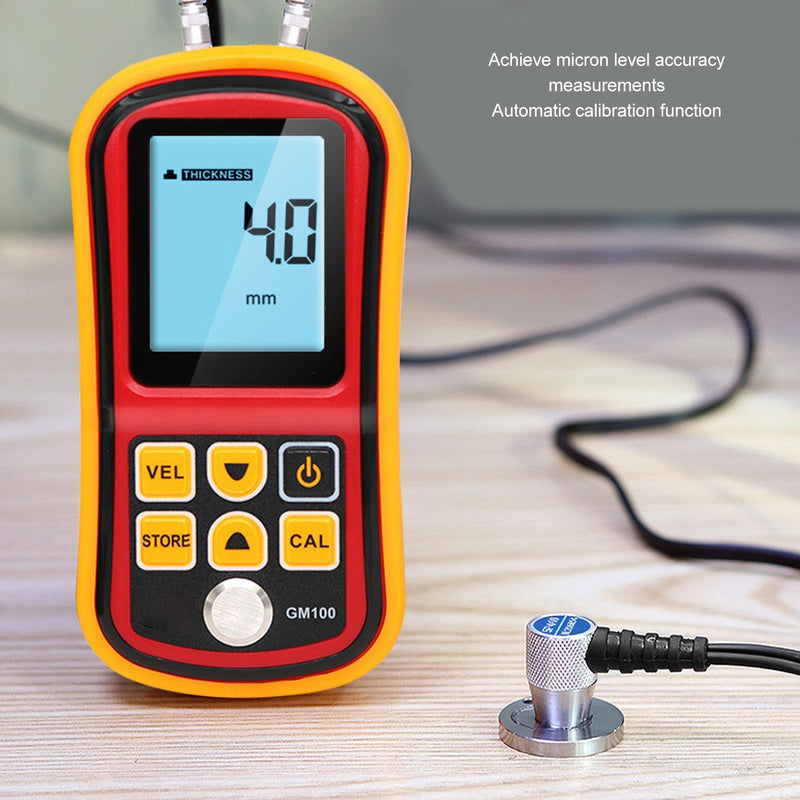 [Australia - AusPower] - Ultrasonic Thickness Gauge Probe High Accuracy, Non Measurement, Lightweight and Portable, Suitable for Ultrasonic Thickness Gauge 
