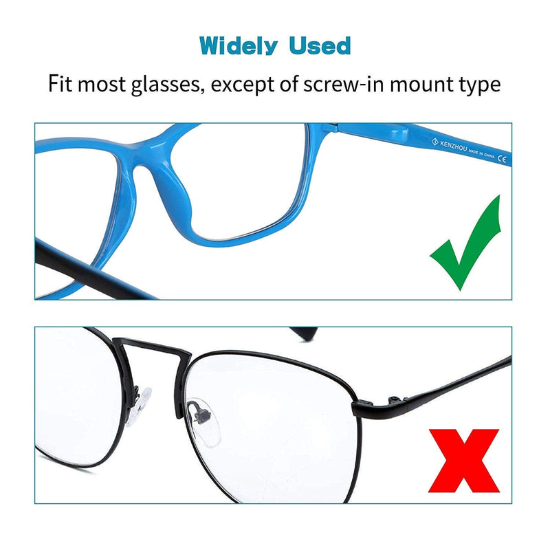[Australia - AusPower] - Silicone Adhesive Eyeglass Nose Pads - 20 Pairs Nose Pads for Eyeglasses 