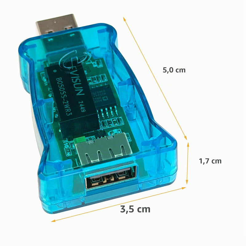 DSD TECH SH-G01A USB Izolator with ADUM3160 Chip 12 m Blue