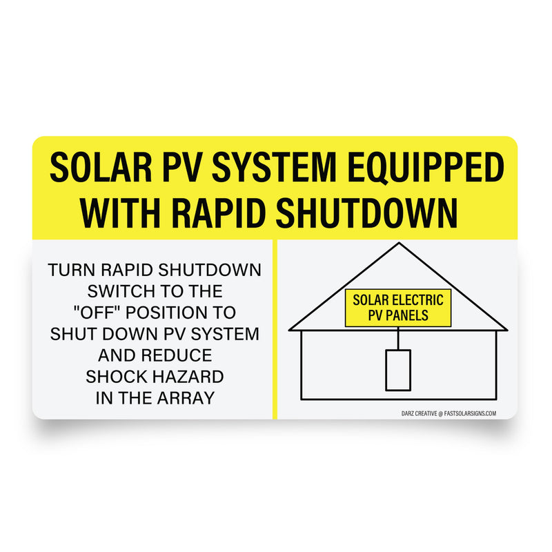 Photovoltaic Solar System Installer Label Kit | 57 Pack | 2020 | 2017 Code | Electrical Panel Safety | PV Warning Set | Caution Solar Circuit | Made in USA
