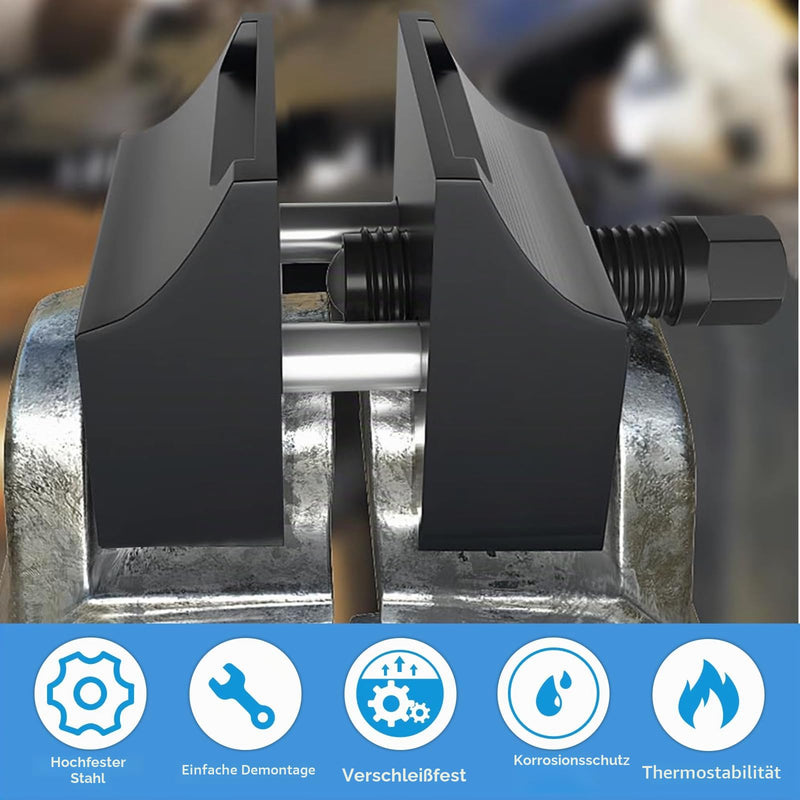 Suspension Strut Spreader Tool with Split Hub, Knuckle Spreader | Spreading tool car with gloves and wrench, double-sided steel including universal for most vehicles