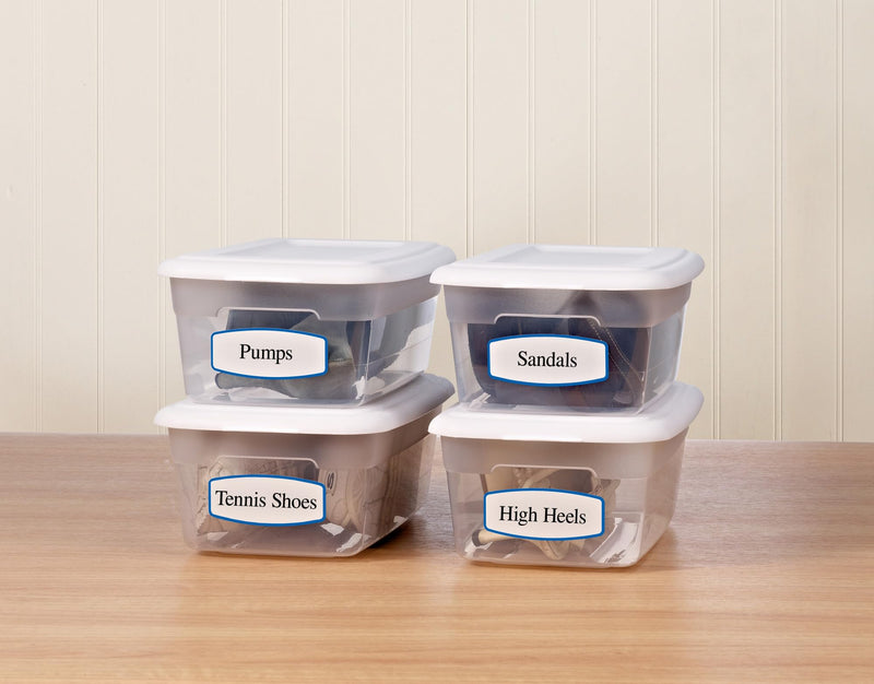 Avery Removable Multi-Use Labels, Blue Border, 3.75 x 1.625 Inches, Pack of 15 (41445)