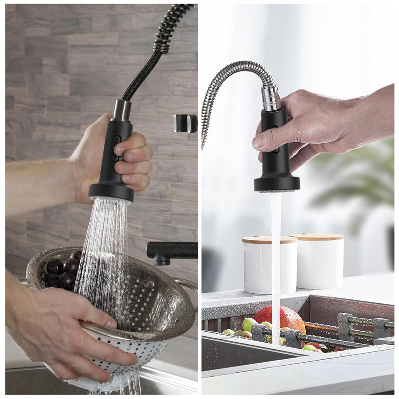 2 Modes Shower Head Kitchen Tap Attachment Kitchen Head Pull Out | Attachment Tap Kitchen Shower Kitchen Faucets Replacement Shower Head Replacement Hand Shower for Kitchen Faucet