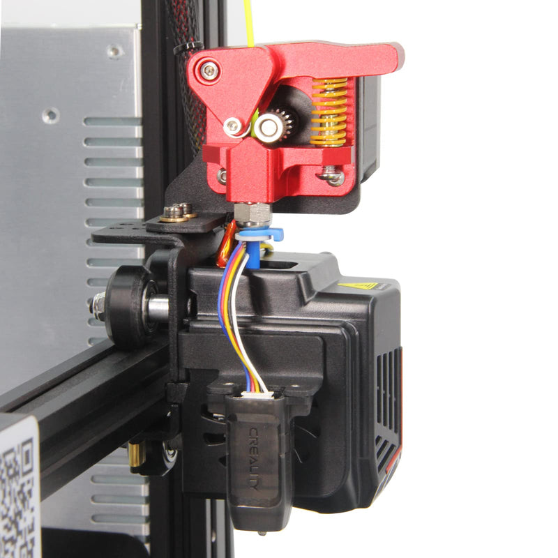 Zeberoxyz Ender 3 Neo 3D Printer Upgrade Direct Drive Plate with Dual Gear Extruder with Stepper Motor Only for Ender 3 Neo, Ender 3 Max Neo (Plate+Dual Extruder+Motor Kit) Plate+Dual Extruder+Motor Kit