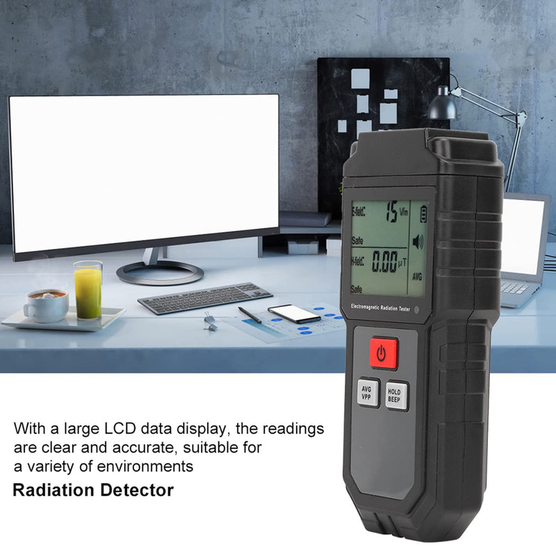 [Australia - AusPower] - Geiger Counter, Professional Nuclear Radiation Detector, Electromagnetic Field Radiation Detector X-ray Tester, Nuclear Radiation Contamination Detector, LCD Data Display 