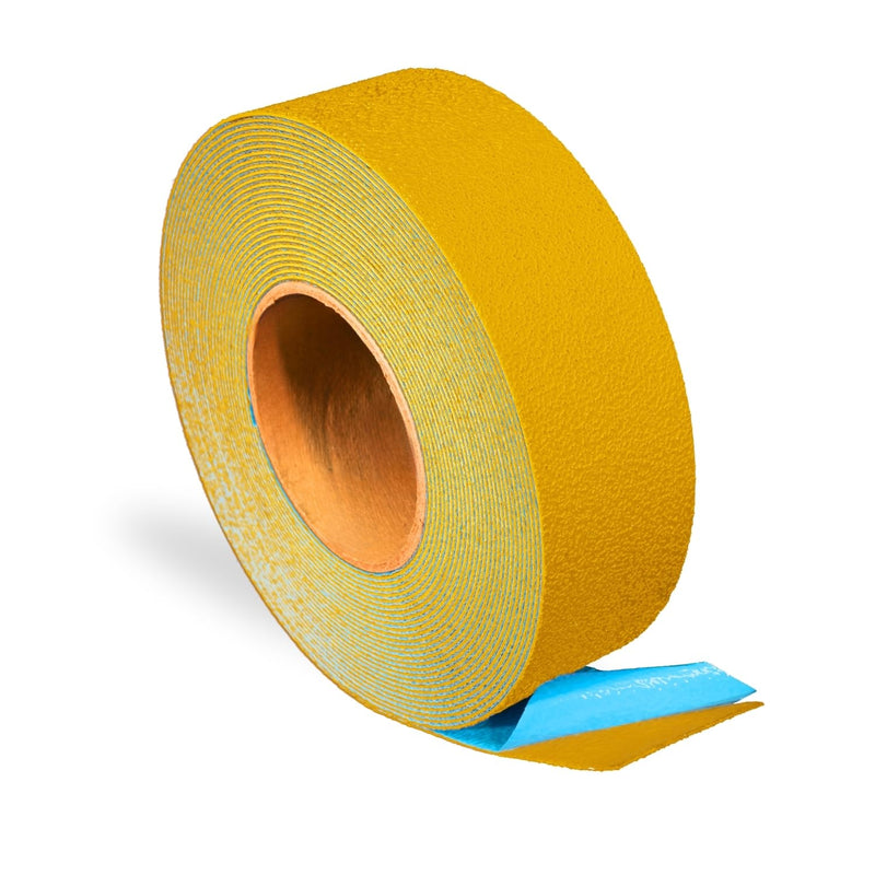 DuraMark Reflective RPT-750 Yellow Reflective Pavement Marking Tape – Bast Federal Certified, Slip Resistant, Premium Durability, Outdoor, Heavy-Duty, Rubber Base Safety Tape, (2 Inches x 18 Feet) 2 Inch x 18 Ft