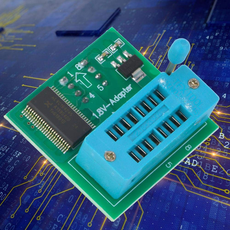 SPI Flash 1.8V Adapter for Phone Motherboard, Flash Programming Module SOP8 DIP8 W25 MX25 CH341 TL866CS Conversion Adapter Programming Module