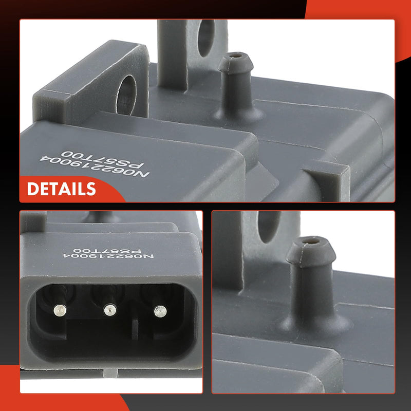 A-Premium Manifold Pressure MAP Sensor Compatible with 92-96 Jeep Dodge Models - Grand Cherokee Wagoneer Dodge Ram 1500 2500 3500 4000 Ramcharger Viper Dakota B150 B250 D150-2.5L 3.9L 5.2L 5.9L 8.0L