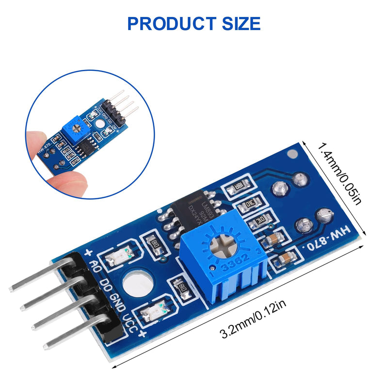 [Australia - AusPower] - 15pcs TCRT5000 Infrared Reflective Sensor Module IR Photoelectric Switch for Arduino STM32 Smart Car Robot 