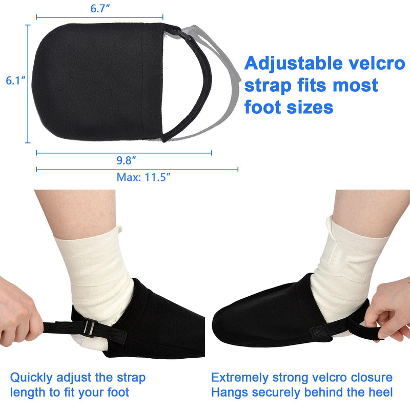 [Australia - AusPower] - iGuerburn 2Pcs Cast Sock Cover for Foot, Soft Cast Cover for Foot Warm & Protector Your Cast Toe, Non-slip Adjustable Cast Socks Over Cast for Women Men Fit Most Cast Foot Sizes 2 