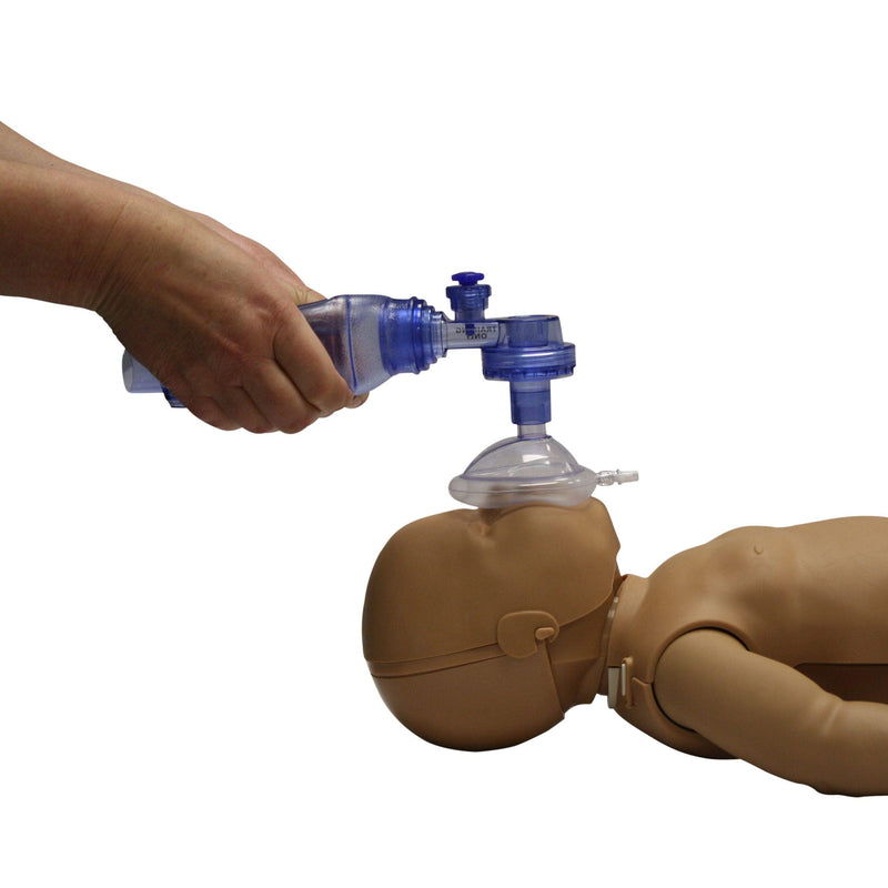 [Australia - AusPower] - CPR Training Bag Valve Mask (BVM) INFANT in Mesh Bag, BVM-3021-001 