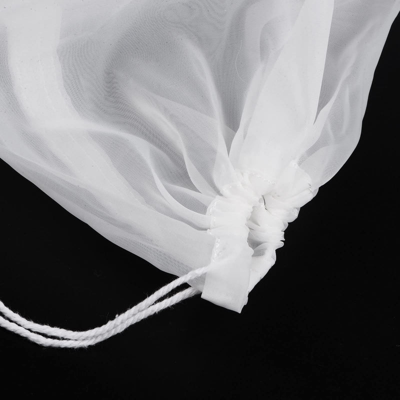 [Australia - AusPower] - sourcing map Pack of 2 160 Mesh Colour Filter Bags 5.9 Inch Diameter Nylon Strainer with Drawstring for Filtering Paint, Petrol, Fuel, Home Brewing 160Mesh 