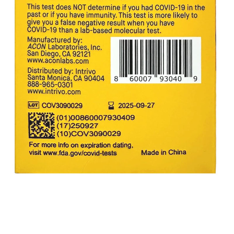 [Australia - AusPower] - On/Go One Rapid COVID-19 Self-Test Kit with Test-to-Treat App, 1 Pack, 1 Test Total, 15-Minute Results, FDA EUA Authorized, Easy to Use at Home, Fast and Accurate. Effective for testing JN.1 1 Count (Pack of 1) 