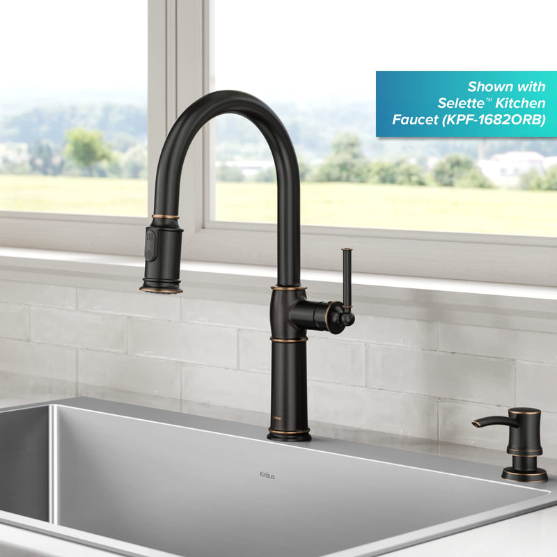 KRAUS Kitchen Soap and Lotion Dispenser in Oil Rubbed Bronze, KSD-54ORB Traditional Style