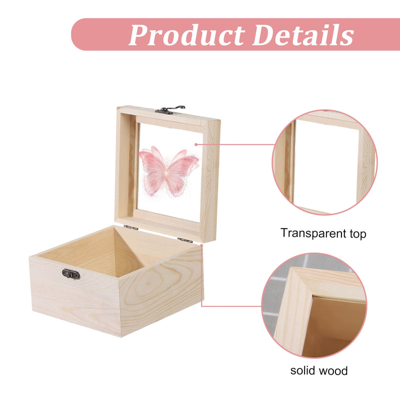 [Australia - AusPower] - 20 PCS Insect Specimen Tools Kit 4 Wooden Display Case Box with Clear Top 10 Sheets Thin Tracing Paper 2 EVA Foam Pinning Board 200 Pins 2 Tweezers 1 Scissors Tools for Bugs Collection 