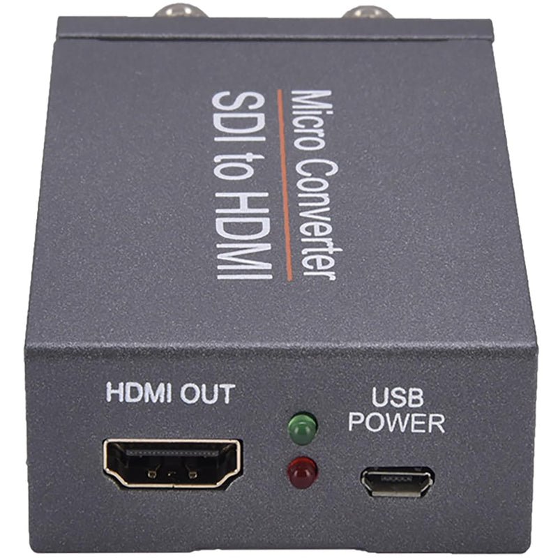 [Australia - AusPower] - SDI to HDMI Video Converter, 3G-SDI/HD-SDI/SD-SDI to HDMI (with Power Supply), 1080P Video and Audio Splitter, coaxial Cable Adapter, Support 1 Channel SDI Output SDI to HDMI Video converter 