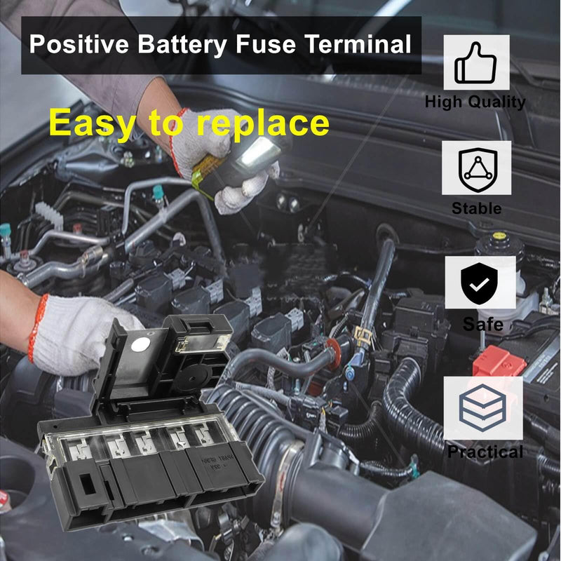 [Australia - AusPower] - 24380-JA00B Positive Battery Fuse Terminal Fit for Nissan Quest 2011-2017, Fusible Fuselink Fuse with Battery Terminals & Nuts Replace 24380JA00B 243407F003 