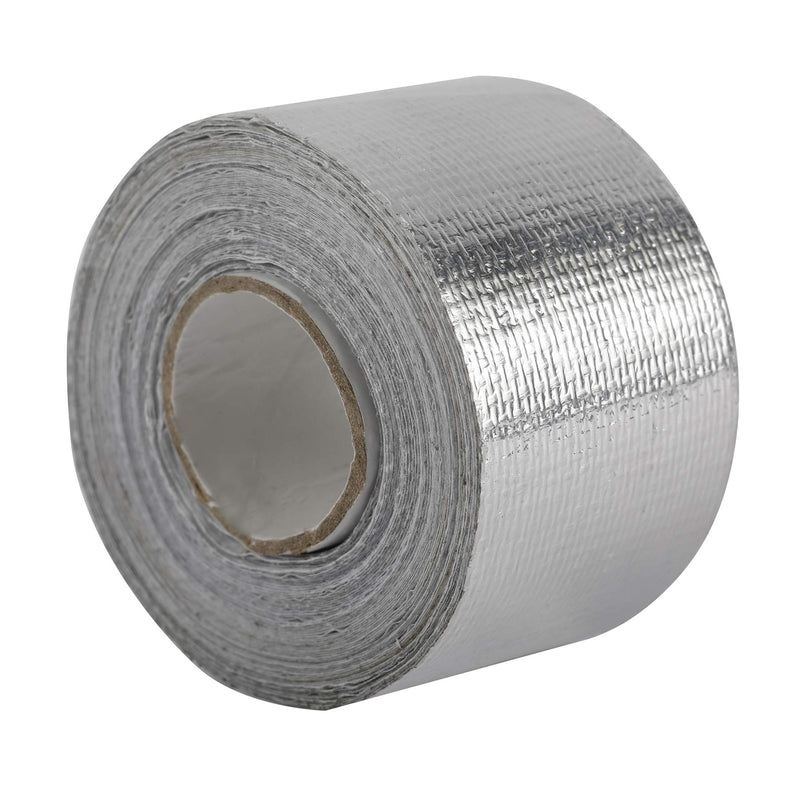 AuInn Self-Adhesive Heat Reflective Heat Resistant High Temperature Tape Fiberglass Heat Shielding Foil Tape (1.5 Inch × 29.53FT) 1.5 Inch × 29.53FT