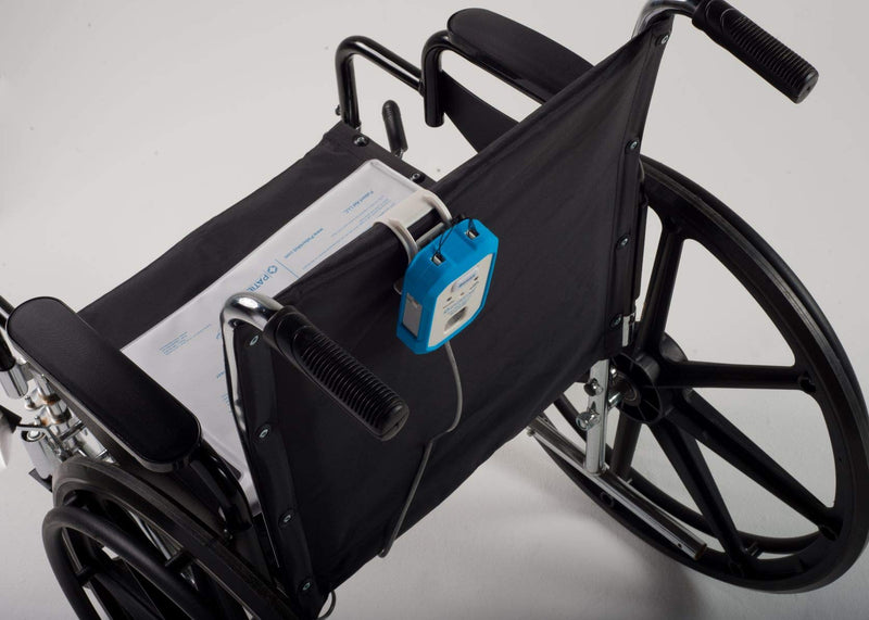 [Australia - AusPower] - Patient Aid Advanced Floor and Chair Alarm for Fall Prevention with Magnetic Pull Cord, 10" x 15" Alarm Pad with Pressure Motion Sensor, 3 Mounting & Ring Chime Options, with AC Adapter & 9V Battery Chair Pad 