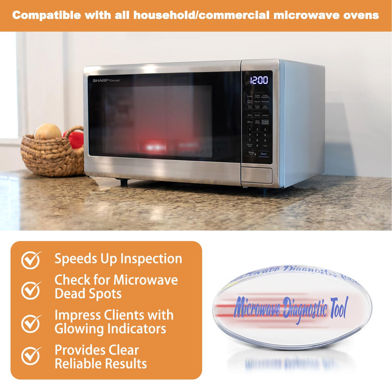 [Australia - AusPower] - 4750 Microwave Diagnostic Tool - Microwave oven safety tester for Home/Commercial Microwave Oven Inspection (Circle) 