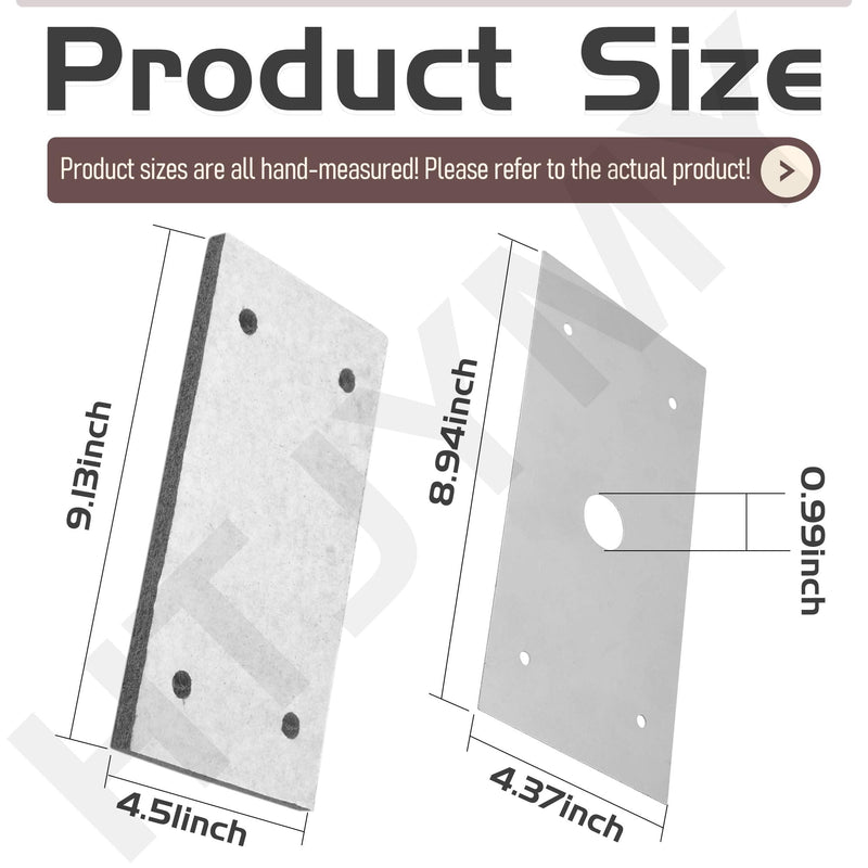 [Australia - AusPower] - 846456 Replacements Sander Backing Plate/Felt Pad, Compatible with Porter-Cable 505-Bdk, 505H, 8050,205 and 4485 