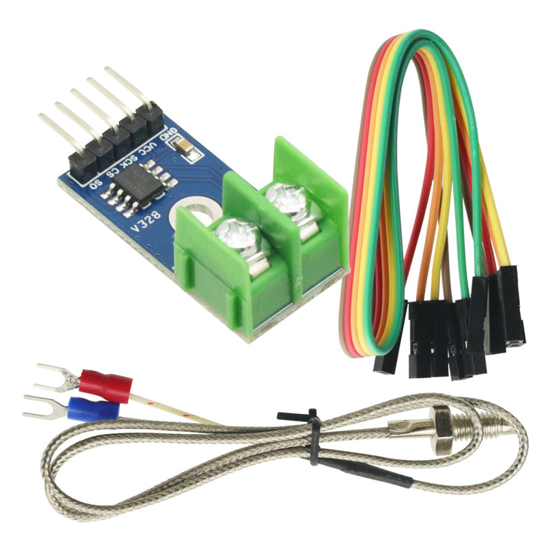 [Australia - AusPower] - DC 3-5V MAX6675 Module with K - Type Thermocouple Temperature Sensor Set. Comes with an M6 Screw and is Suitable for Arduino. 