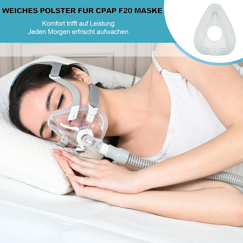 AirFit F20 Replacement Pillow for F20 Mask, Accessories, Sleep Apnea Mask, AirFit F20 Mask, Pack: 3 x F20 Pillows (Size - Medium) Mittel