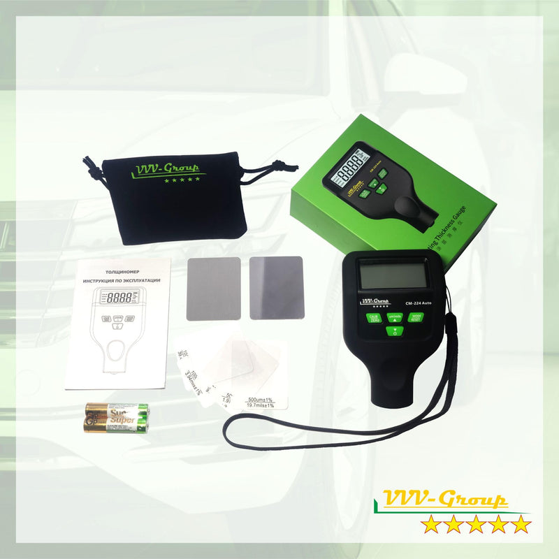 [Australia - AusPower] - Paint Thickness Gauge CM-224 Auto/Best Mil/Micron car Coating Thickness tester/Depth Paint Meter (Resolution 0.01mils) Fe/Al/Zn 