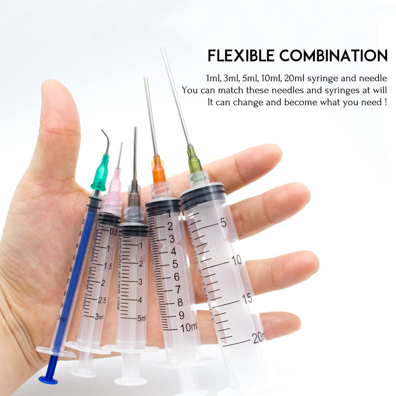[Australia - AusPower] - Glue Applicator Syringe with Blunt Tip Needle and Cap, for Liquid, Glue, Ink, Perfume, Lip Gloss Making 