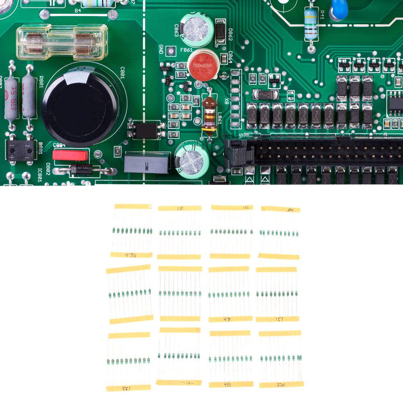 [Australia - AusPower] - 120PCS 1/4W Color Ring Inductor Set, 1uH to 1mH 12 Inductance Values User-Friendly High Performance Inductor Kit 