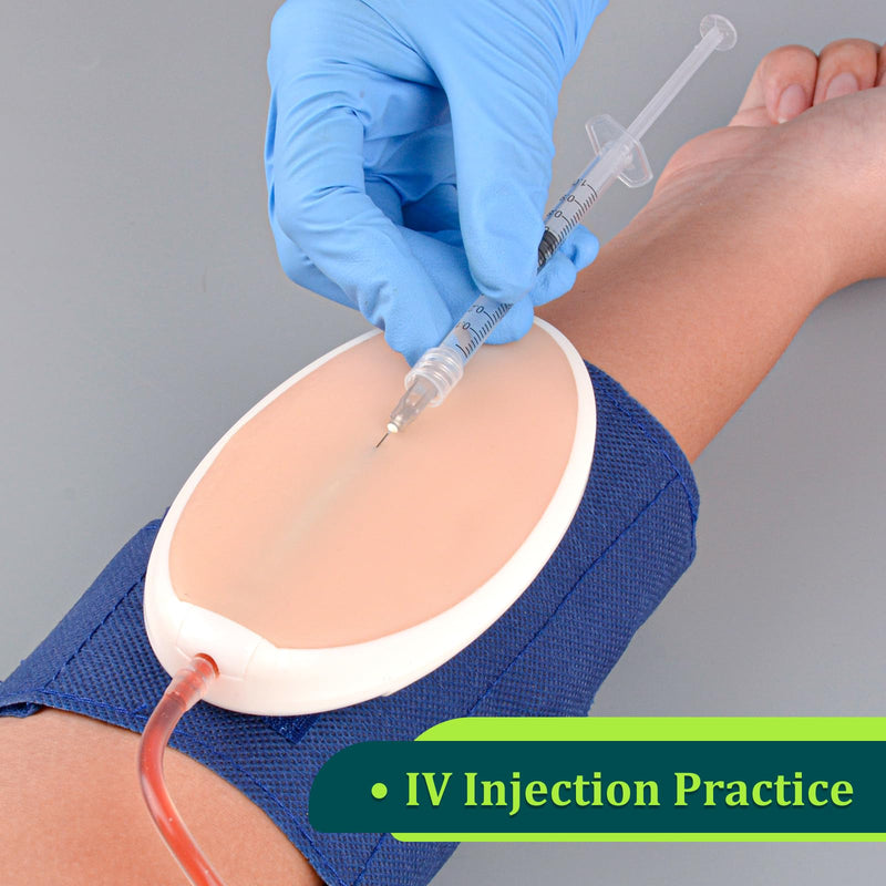 [Australia - AusPower] - IV Insertion Practice Kit for Nursing Students, IV Start Kit for Nurses, Venipuncture Kit for Injection Training 
