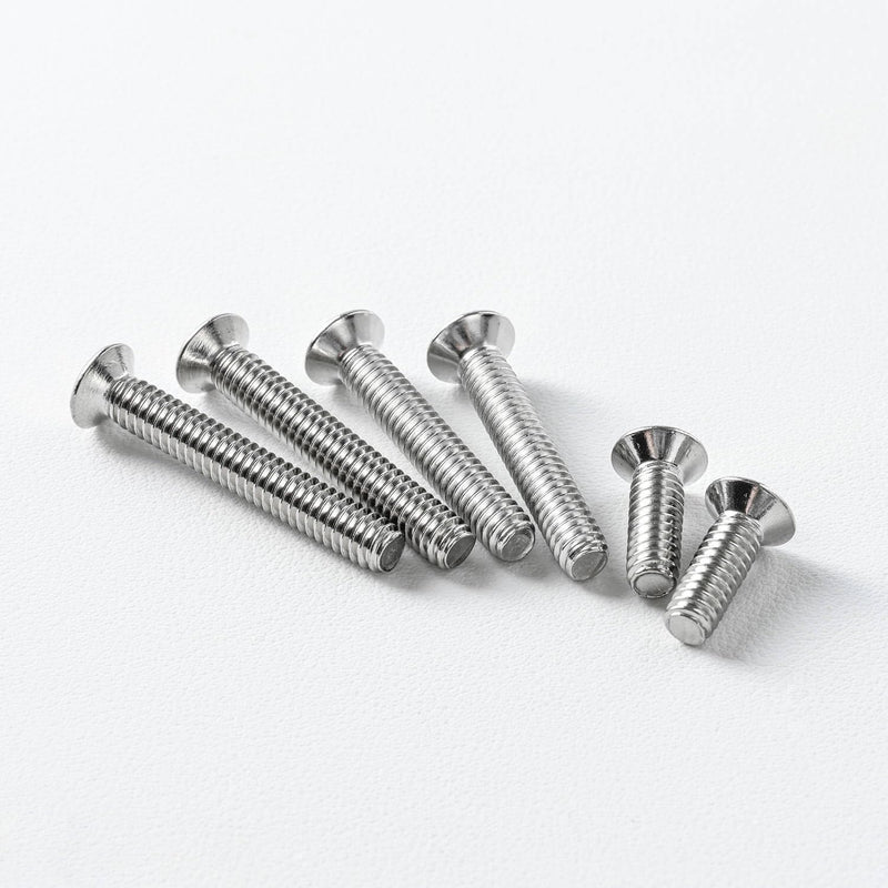 [Australia - AusPower] - 1/4-20 x 3'' (10 Pack) Flat Head Machine Screw, Phillips Drive, 304 Stainless Steel 18-8, Bright Finish, Fully Machine Thread 1/4 x 3'' 