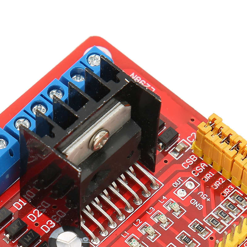 H Bridge Motor Driver, Motor Driver Module, L298N H Bridge DC Stepper Motor Driver Module Motor Controller Board, Electric Motor Controls