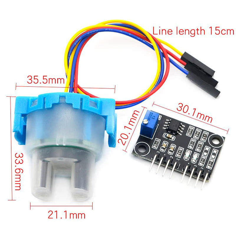 [Australia - AusPower] - Gikfun Water Quality Sensor Bundle: Waterproof DS18B20 Temperature Probe & TS-300B Turbidity Module 
