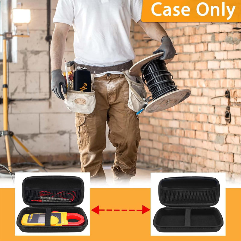 [Australia - AusPower] - Hard Tool Carrying Case for Fluke 323/324/325/303/305 Clamp Multimeter FC True RMS Meters(Case Only) 