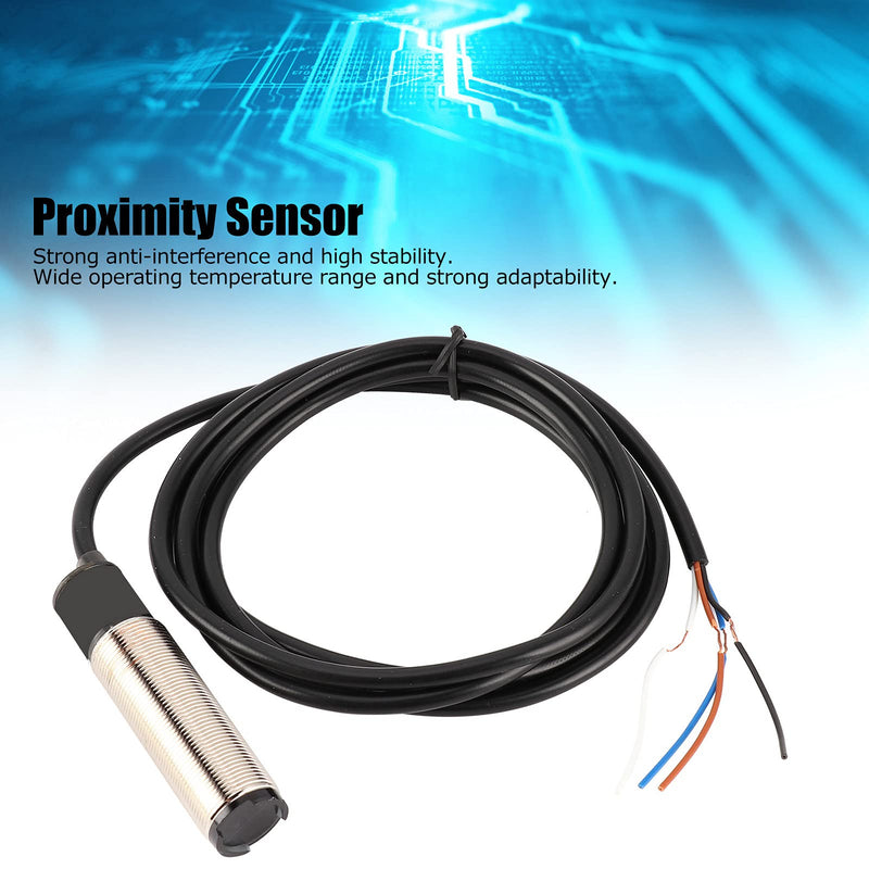 [Australia - AusPower] - Photoelectric Switch, 12-24VDC Cylindrical Photoelectric Sensor Diffuse Reflection Optical Sensor Switch (BR100-) 