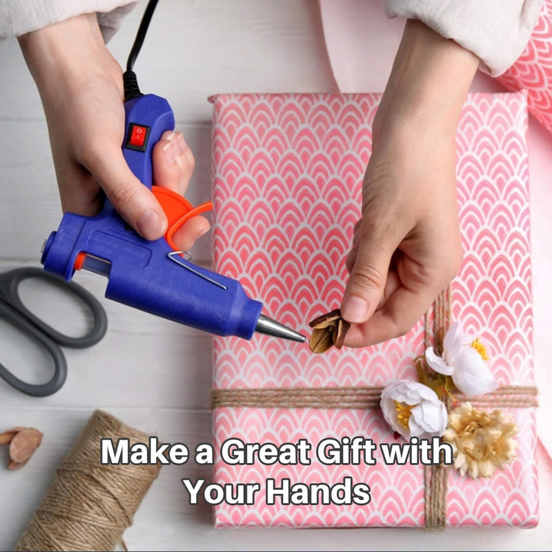 [Australia - AusPower] - 50PCS Mini Hot Glue Sticks - Mini Glue Gun Sticks, 4" Long x 0.27" Diameter, Clear Hot Glue Sticks Small for Fabric,Wood,Paper,Metal,Plastic 