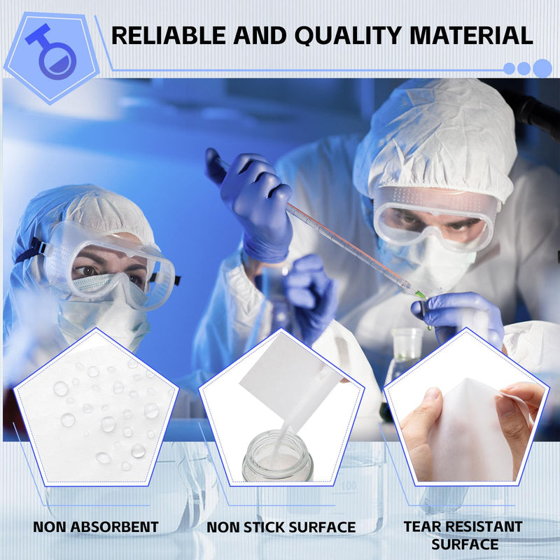 [Australia - AusPower] - 2000 Pcs Cellulose Weighing Paper Sheet Laboratory Sample Weighing Paper Weigh Papers, Nitrogen Free, Non Absorbing, Non Stick, High Gloss for Scale Measurement Samples Transfer, 4 x 4 Inches 
