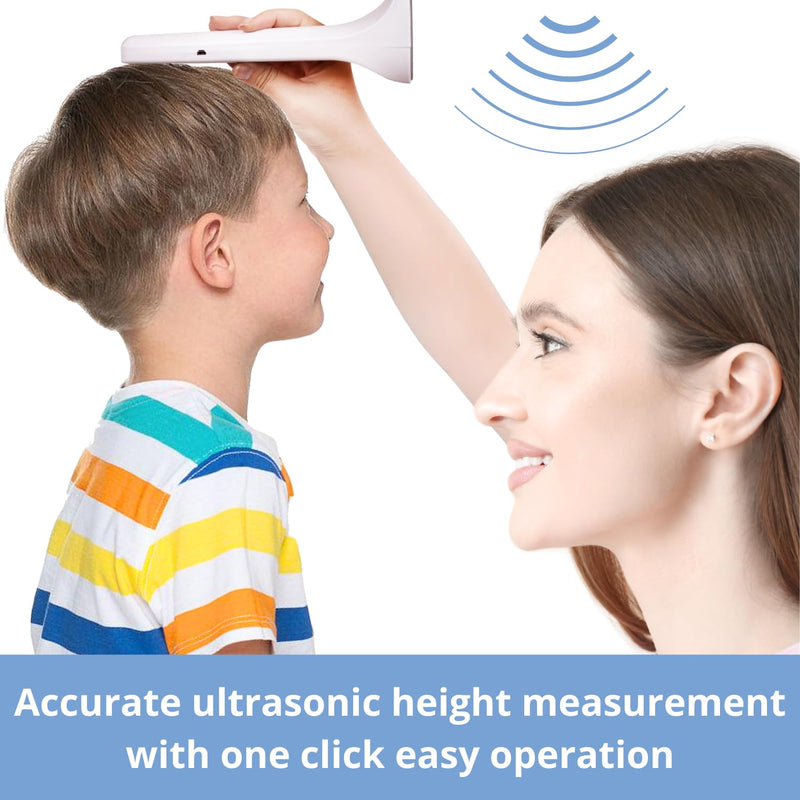 [Australia - AusPower] - Stadiometer, Portable Ultrasonic Stadiometer, Height Measurement Tool for Adults and Kids, Medical Office Handheld Height Measuring Device for Healthcare Professionals 